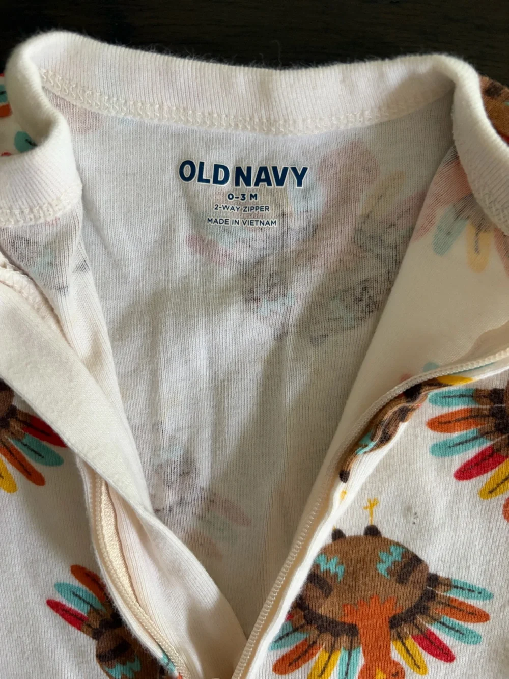 Old Navy Turkey 🦃 Sleep & Play Footie (0-3M)